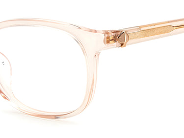 Youth Girls Kate Spade Eyeglasses: Luella - Crystal Pink SpecSMART Eye Clinic (Zoom View)